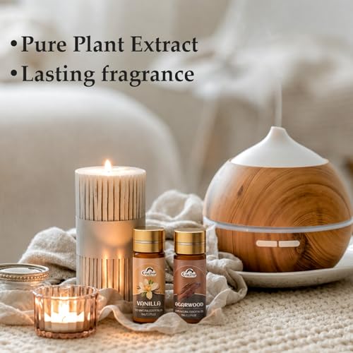 Essential Oil Set, 128 Pcs Fragrance Aromatherapy Oils for Skin, Diffusers, Home Care, Humidifier Laundry, Candle Making - Tea Tree, Sandalwood, Lavender, Vanilla, Eucalyptus and More(5mL) - color: 128 Pack Essential Oil Set Dark Blue