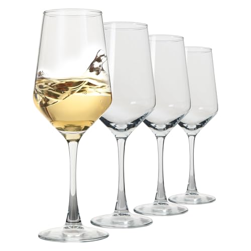 Wine Glasses Set of 4,13.5 oz/400ml Clear Red/White,Wine Glasses for Party, Wedding and Home,Premium Glasses Hand Blown,Long Stem,Daily Use. - size: Red Wine Glasses