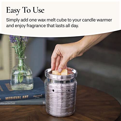 Candle Warmers ETC 2-in-1 Candle and Fragrance Warmer Bundle with Pumpkin Spice Wax Melt Fragrance (Black and Bronze)
