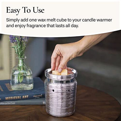 Candle Warmers ETC 2-in-1 Candle and Fragrance Warmer Bundle with Pumpkin Spice Wax Melt Fragrance (Black and Bronze)