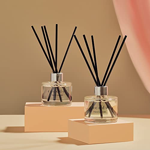 COCODOR Signature Reed Diffuser Set/Refreshing Air / 6.7oz /2 Pack/Home Fragrance Diffuser, Oil Scent Diffuser for Bathroom Shelf Decor - size: 6.7Ounce/2Pack