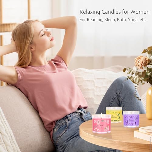 Scented Candles for Home, 12 Pack Candle Set for Women, Small Soy Candles Bulk, Mothers Day Gifts from Daughter - Mini Candle Gift Set for Bridesmaid Anniversary Birthday Valentines Christmas