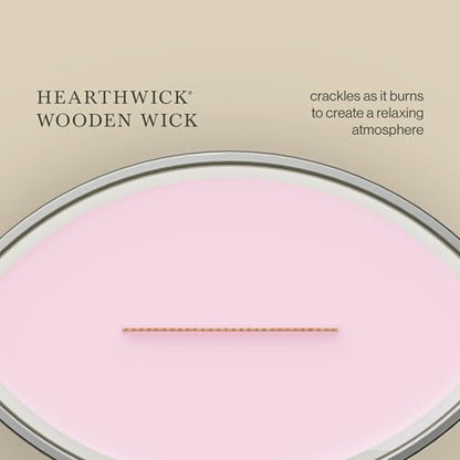 WoodWick Cherry Blossom & Vanilla Scented Ellipse Candle - color: Cherry Blossom & Vanilla, size: 16oz