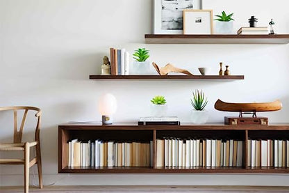Succulents Artificial Plants Indoors in Mini White Ceramic Pots, Fake Succulents Outdoor, Aesthetic Green Succulents Decor Faux Desk Plant for Bathroom, Bedroom,Living Room,Office,Shelf (White)