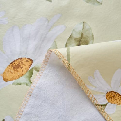 Pioggia Vinyl Tablecloth with Flannel Backing - Waterproof, Oil-Proof, Easy to Clean -Plastic Table Cloth - Perfect for Dining Tables, Kitchen Tables, Parties (Flowers Pattern, 54×54 Inch Square) - color: Flowers Pattern, size: 54" x 54" (Square)