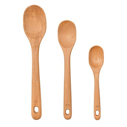 OXO Good Grips 3-Piece Wooden Spoon Set - style: Spoon Set
