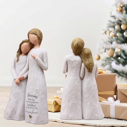 Grammy Gifts for Grandma, Gifts for Grammy, Grammie Gift Figurine | Birthday Gifts for Grammy,Grammy Gifts Ideas for Christmas Mothers Day,Hand-Painted Resin Statue - style: Grammy gifts