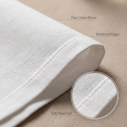 Urban Villa Cloth Napkins Cotton 20x20 (Set of 12) White - color: 001 White, size: 20" x 20" (Set of 12)