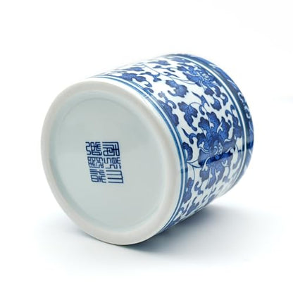 Blue and White Salt Cellar with Lid, Salt Containers for Countertop, Salt Box, Salt Holder, Salt Bow, Salt Jar, Salt Dish, Salt Well, Salt Keeper, Salt Crock