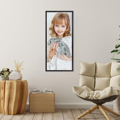MEBRUDY 4x6 Collage Picture Frames with 15 Openings, 1 Pack Black Multi Photo Frames Display 4 x 6 Pictures with Mat for Wall Mounting, Aluminum Material - style: Regularly Style-1 Pack