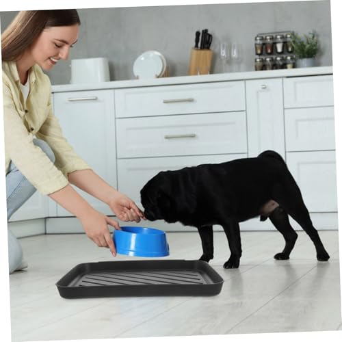 Alipis 2pcs Dog Mud Mats Multi-use Plastic Shoe Tray Entryway Boot Mat Antislip Design for Home