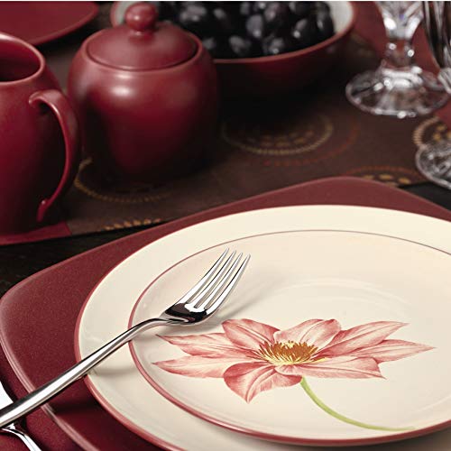 Noritake Colorwave Raspberry 4-Piece Square Place Setting, Service for 1 - color: Raspberry