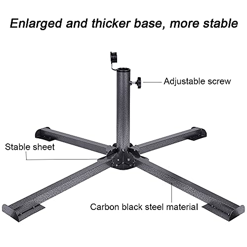 Foldable Patio Sun Shade Anchor Holder Adjustable Portable Beach Anchor Heavy Duty Tempered Iron Outdoor Patio Umbrella Base Holder