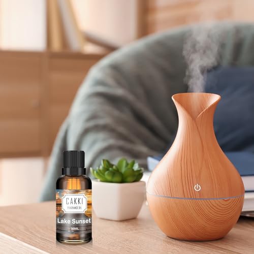 Essential Oils for Diffusers for Home, Scent-Lake Sunset, Single Large Size 50ml, CAKKI Fragrance Oils, for Candle Making, for Soap Making, Diffuser Oil Scents - size: 50 ml (Pack of 1)