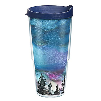 Tervis Inkreel The Heavens Made in USA Double Walled Insulated Tumbler Travel Cup Keeps Drinks Cold & Hot, 24oz, Classic - color: 24oz Classic Tumbler with Travel Lid, style: Inkreel - The Heavens