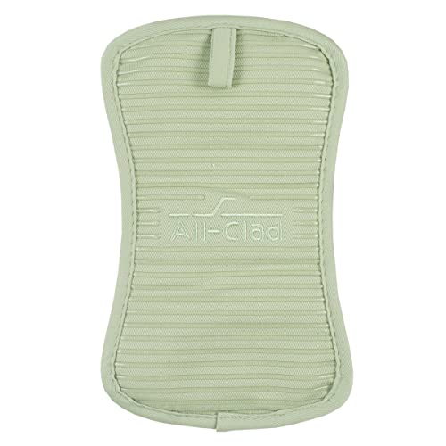 All-Clad Premium Pot Holder & Hot Pad: Heat Resistant to 500 Degrees - 100% Cotton, 10"x6.25" Hot Pad for Kitchen and Barbeque, (1-Pack), Fennel - color: Fennel, size: 1 Pack