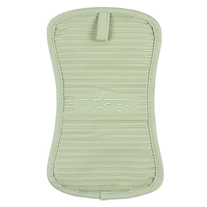 All-Clad Premium Pot Holder & Hot Pad: Heat Resistant to 500 Degrees - 100% Cotton, 10"x6.25" Hot Pad for Kitchen and Barbeque, (1-Pack), Fennel - color: Fennel, size: 1 Pack