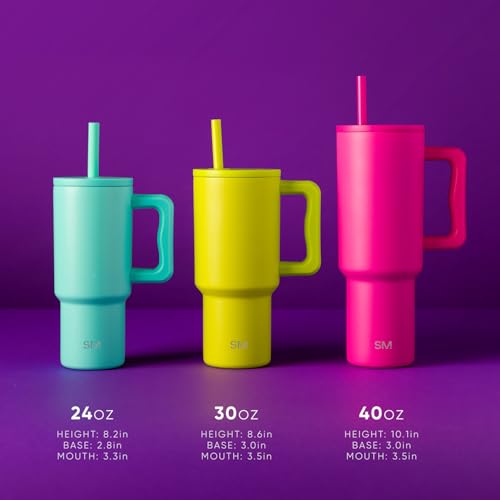 Simple Modern Disney Winnie the Pooh Kids Tumbler with Straw & Handle, 24oz | Trek Kids Water Bottle, Toddler Cup | Insulated Stainless Steel, Spill-Proof Straw Lid | Winnie the Pooh in the Wilderness - color: Disney: Winnie The Pooh in the Wilderness, si