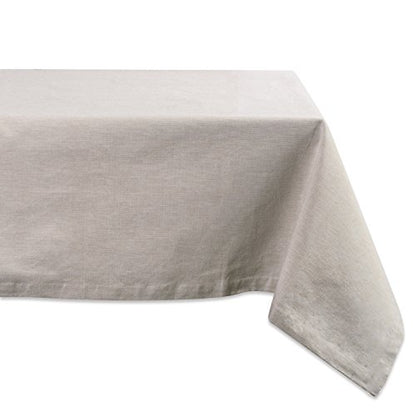 DII Chambray Kitchen, Tabletop Collection, Natural, 60x120 - color: Natural, size: 120" x 60" (Rectangular)