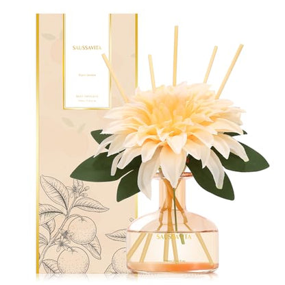Reed Diffuser Set 7.10 oz Citrus Scented Room Air Freshener for 120 Days - color: Citrus Feast