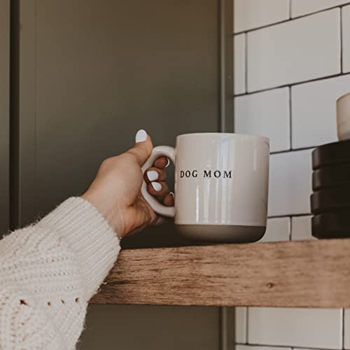 Sweet Water Decor Dog Mom Stoneware Coffee Mugs - 14Oz Cute Coffee Mugs for Hot and Cold Drinks - Dishwasher and Microwave Safe - Mothers Day Gift - Ideal for Tea and Espresso - style: Dog Mom