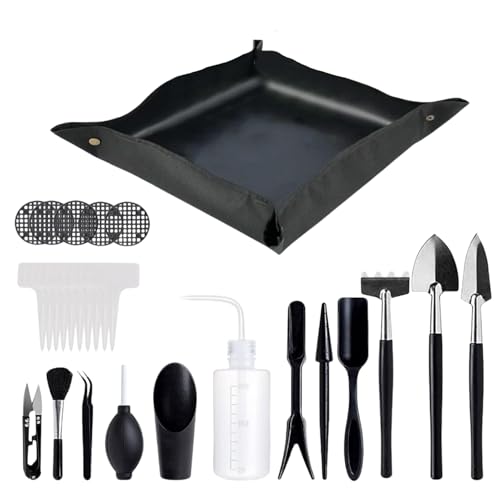 Transplanting Tool Flower Plant Transplanting Supplies | Small Garden Tools with Repotting Mat Professional Plant Care Kit for Indoor, Outdoor, Balcony, Greenhouse, Landscaping