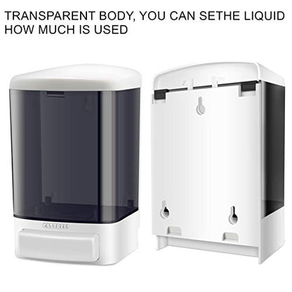 Manual Soap Dispenser, Commercial Soap Dispenser Wall Mounted for Bathroom Kitchen Hotel,Hand Sanitizer Dispenser Wall Mounted Liquid Gel -2 Pack Manual 1000ml/33oz - size: 2 pack (Manual 1000ml/33oz)