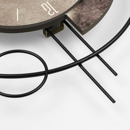 FLEBLE Large Wall Clock Decorative Modern Wall Clocks with Pendulum Silent | Analog Battery Operated Quality Quartz Clock for Living Room,Kitchen,Home,Farmhouse,Bedroom,Classroom Wall Decor,12.6*24inch - size: 12.6*24inch
