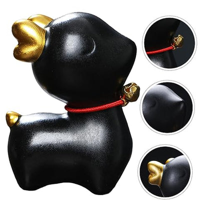 Alipis Animal Statue Decor Ceramic Craft Statue Ceramic Animal Adorns Desktop