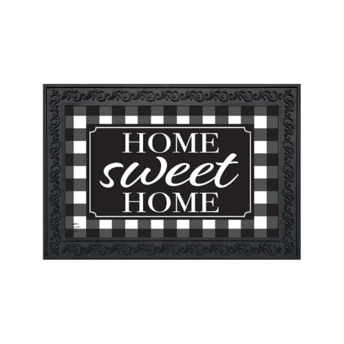 Briarwood Lane Spring Doormat 30x18 Indoor Outdoor Home Sweet Home Checkers Everyday for Spring Doormat - color: Checkers