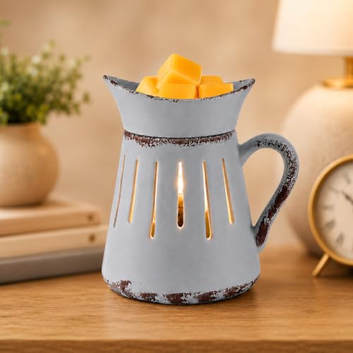 Ceramic Wax Melt Warmer, Electric Wax Warmer for Scented Wax Cubes | Candle Wax Warmer for Bedroom Bathroom Office Decor, Flameless Fragrance Warmer, Gifts for Women Mom Teacher Owl Lovers