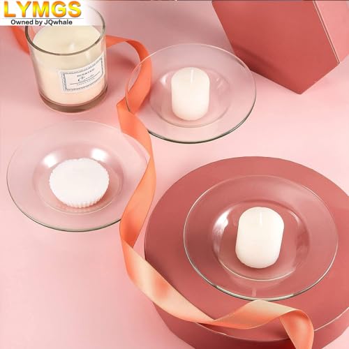 4.5" Replacement Oil Warmer Dish, 115mm Wax Melt Warmer Liner Round Glass Dish, Candle Warmer Bowl Plate Wax Tray for Scented Wax Aroma Therapy Lamp, 1 Pack