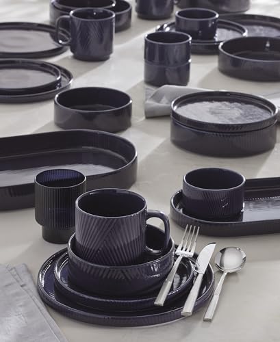 Lenox 898176 Modulus Mugs, Set Of 4, Nightshade - color: Nightshade, style: Mugs, Set of 4