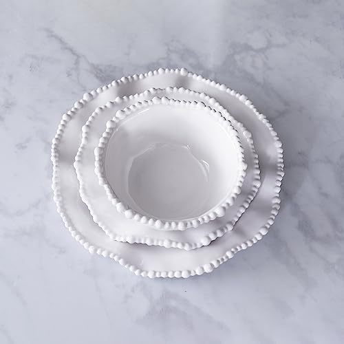 VIDA Alegria 9 Salad Plate (White) - style: Modern