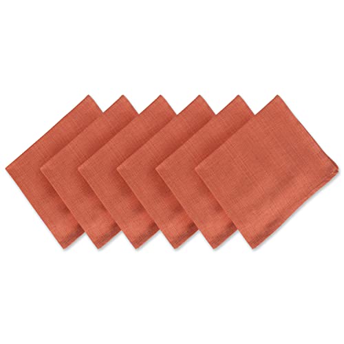 DII Variegated Tabletop Collection, Napkin Set, 20x20, Spice, 6 Piece - color: Spice, size: 20" x 20" (Set of 6)