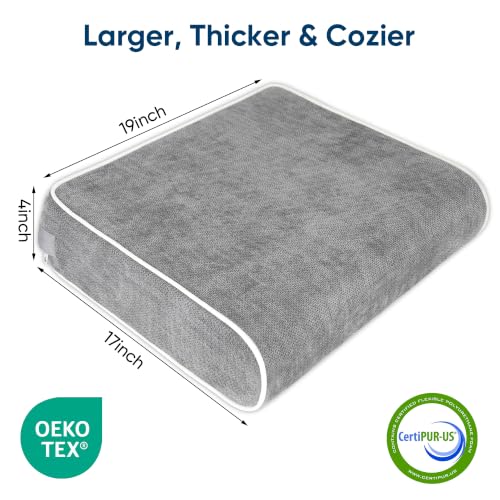 Seat Cushion for Office Chair, 19 x 17 x 4 Inch