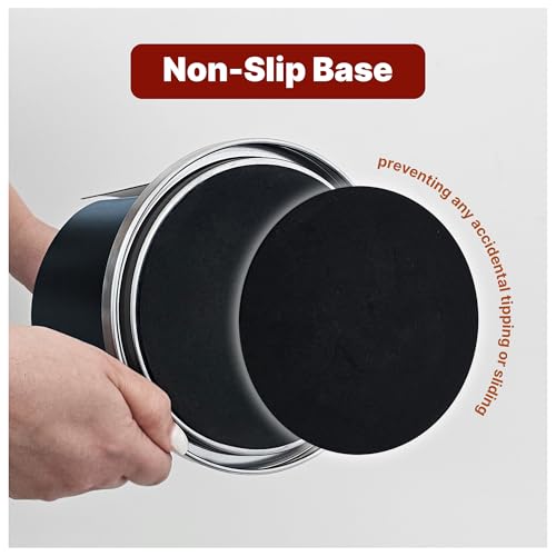 Stainless Steel Paper Towel Holder Countertop, Modern Covered Design, Weighted Base for Stability, Freestanding Easy One-Handed Operation for Kitchen & Bathroom - color: Dark Gray Blue