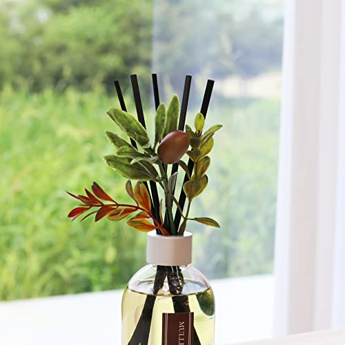 Aronica Christmas Tree Diffusir Oil Cinnamon, Mulled Spice Apple Oil with Sticks, Winter Candy Scented Reed Diffuser, Home Fragrance Decor - color: Mulled Cider