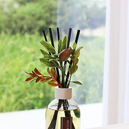 Aronica Christmas Tree Diffusir Oil Cinnamon, Mulled Spice Apple Oil with Sticks, Winter Candy Scented Reed Diffuser, Home Fragrance Decor - color: Mulled Cider