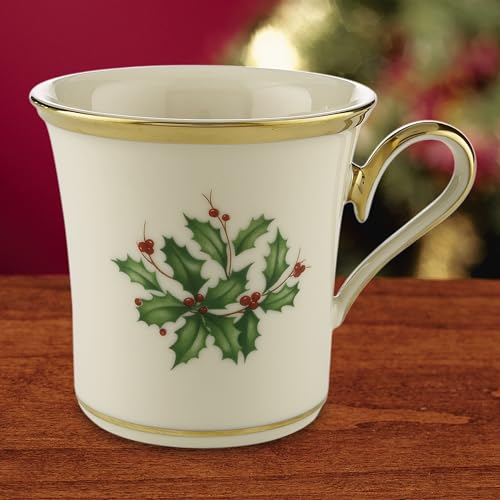 Lenox 146504060 Holiday Mug, Porcelain, Christmas Drinkware - style: Mug