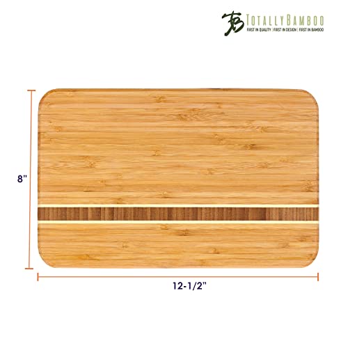 Totally Bamboo Aruba Bamboo Serving and Cutting Board, 12-1/2" x 8" - size: 12.5"L x 8"W