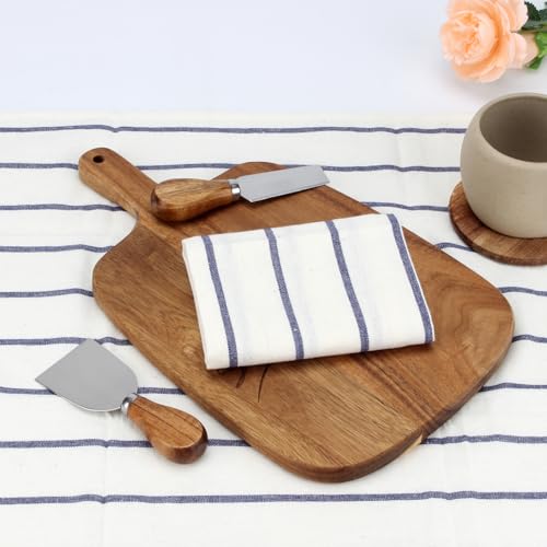 House Warming Gifts New Home, New House Housewarming Gifts, Unique Housewarming Gift Baskets for New House, First Home Gift, Home Sweet Home Serving Board Coasters for New Home Couple (Brown-Wood) - color: Brown-wood