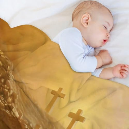 Jesus Leaving The Tomb 01 Flannel Blankets Fleece Soft Throw Lightweight Plush Gifts for Couch, Bed, Cozy Sofa Plush, Chair, Lovers 50x60in(125x150cm) - color: Style-10, size: 50x60in(125x150cm)