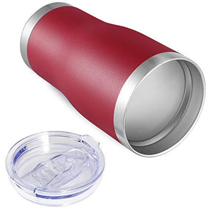 VEGOND 20oz Tumbler Stainless Steel Tumbler Cup with Lid And Straw Vacuum Insulated Double Wall Travel Coffee Mug(Brick Red 6 Pack) - color: Red, size: 6 Count (Pack of 1)