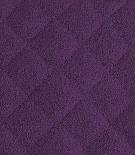 DII Basic Terry Collection 100% Cotton Quilted, Oven Mitt, Eggplant, 2 Piece - color: Eggplant, size: Oven Mitt