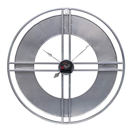 30 inch Large Wall Clock Decorative Solid Metal Retro Decor for Home Farmhouse Living Room - size: 30 inch