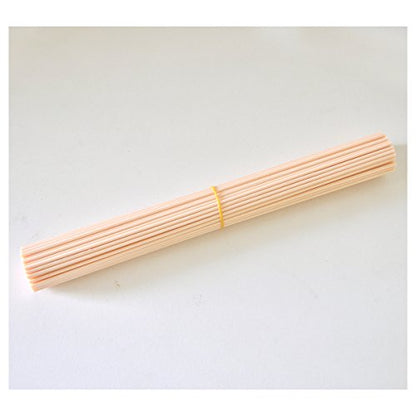 50 Pieces Fiber Reed Diffuser Replacement Refill Sticks for Aroma Fragrance (Beige, 8"x3mm) - color: Beige, size: 8"x3mm