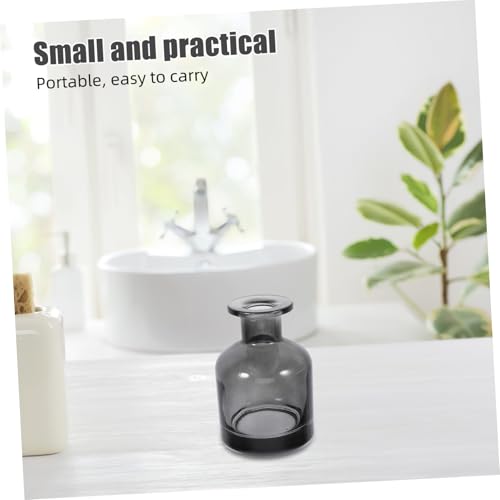 Didiseaon 2pcs Glass Diffuser Bottles Containers for Home and Car Stylish Cylindrical Design Durable and Easy to Clean for Scent Diffusion - color: Blue
