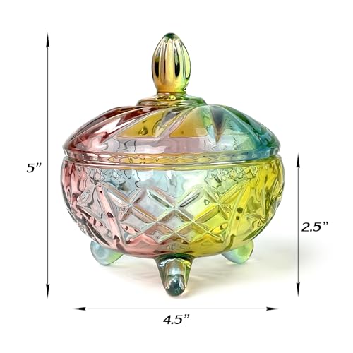 Halloween Candy Dish Snack Barrel Storage Jar Embossed Luxury Cookie Buffet Canister With Lids Jewelry Box Jar Biscuit Containers - color: Wang Tripod