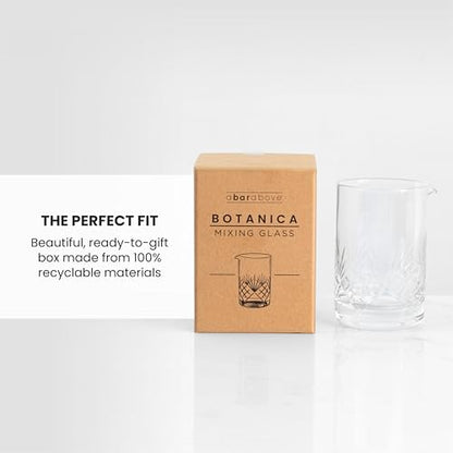 A Bar Above Cocktail Mixing Glass, Botanica Style Stirring Pitcher, 18 Oz - color: Botanica, size: 1 Count (Pack of 1)